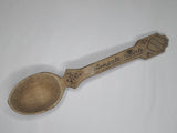 Original Estonian 1941 Prisoner of War Carved Wooden Spoon