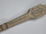 Original Estonian 1941 Prisoner of War Carved Wooden Spoon