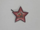 Original Soviet Cap Star 2 Piece Construction (as-is)
