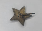 Original Soviet Cap Star 2 Piece Construction (as-is)