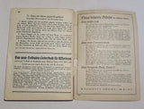 Original German Soldier's Song Book Volume 1