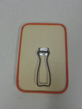 Original German Shaving Mirror w/ Orange Cellophane Trim