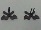 Repro Large Crossed Axe Devices Engineer Collar Tabs