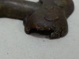 Original German Mushroom Metal Cap Insignia for 205th Infantry Division