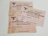 Original German Potato Storage Certificate Coburg 1944 50kg
