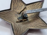 Orignal Soviet Two Piece Cap Star 35mm (Broken Prong)