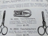 Repro German Folding Scissors