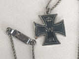 WWI German 1914 Iron Cross Necklace