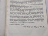 1933 German "Volks-Schott" Catholic Service Book in Cover