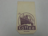 Original WWII German Coffee Bag with Boat Graphic