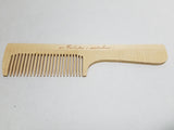 Wooden Comb with Handle - Russian Writing