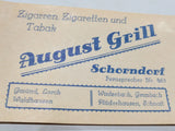 Original German Tobacco Sales Bags August Grill